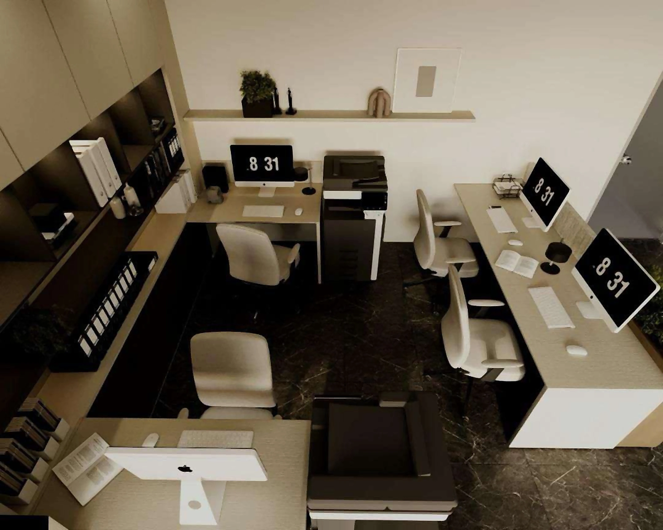 3D visualization of Al Nokhitha Building office in Deira, view 8