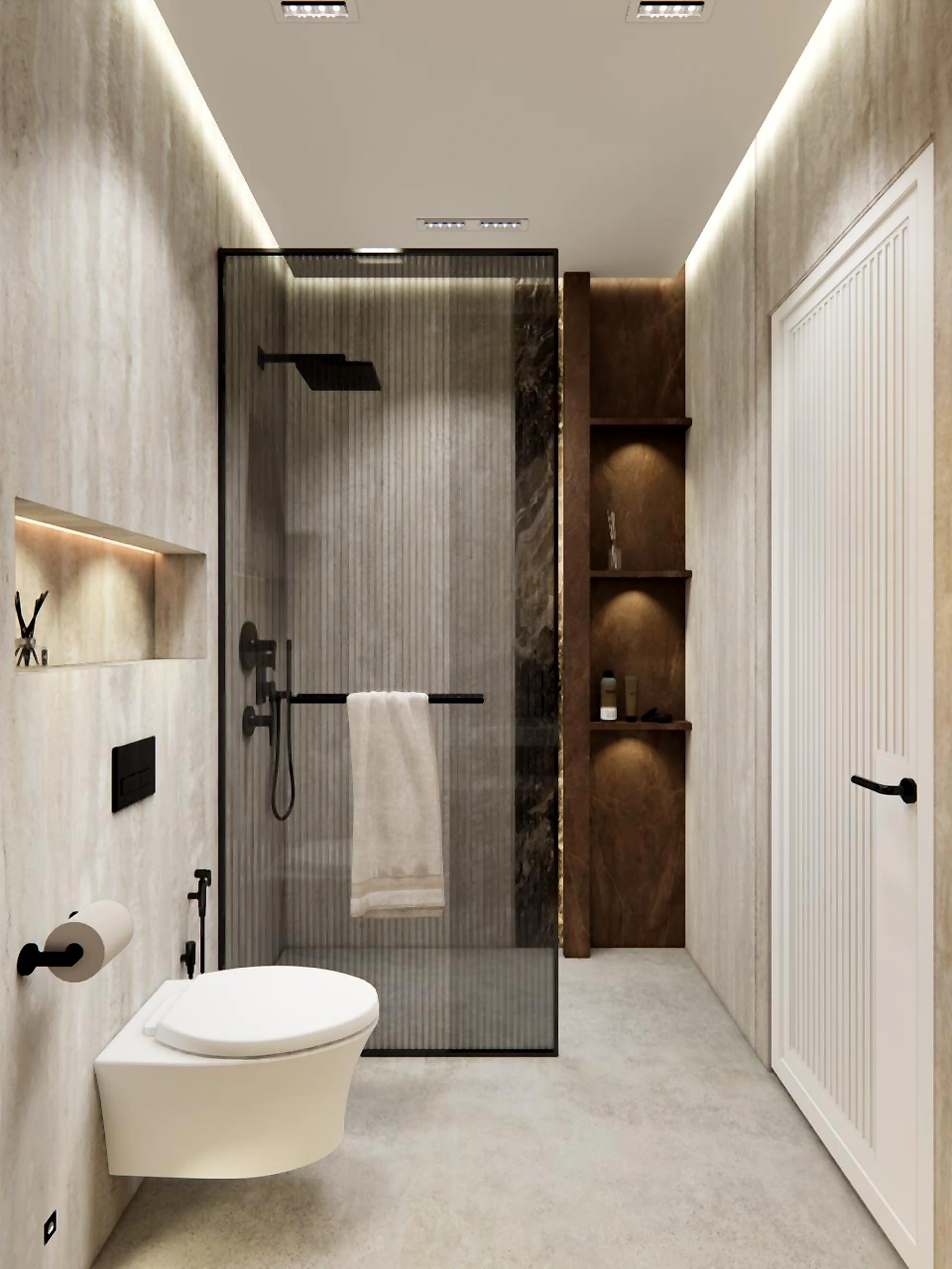 Bathroom visualization in Al Zorah Villa, view 14