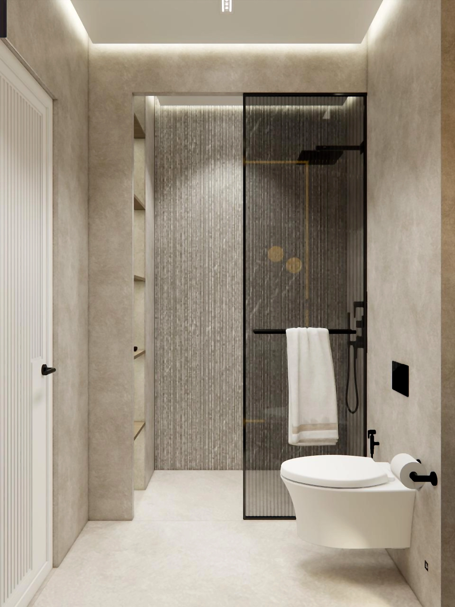 Bathroom visualization in Al Zorah Villa, view 16