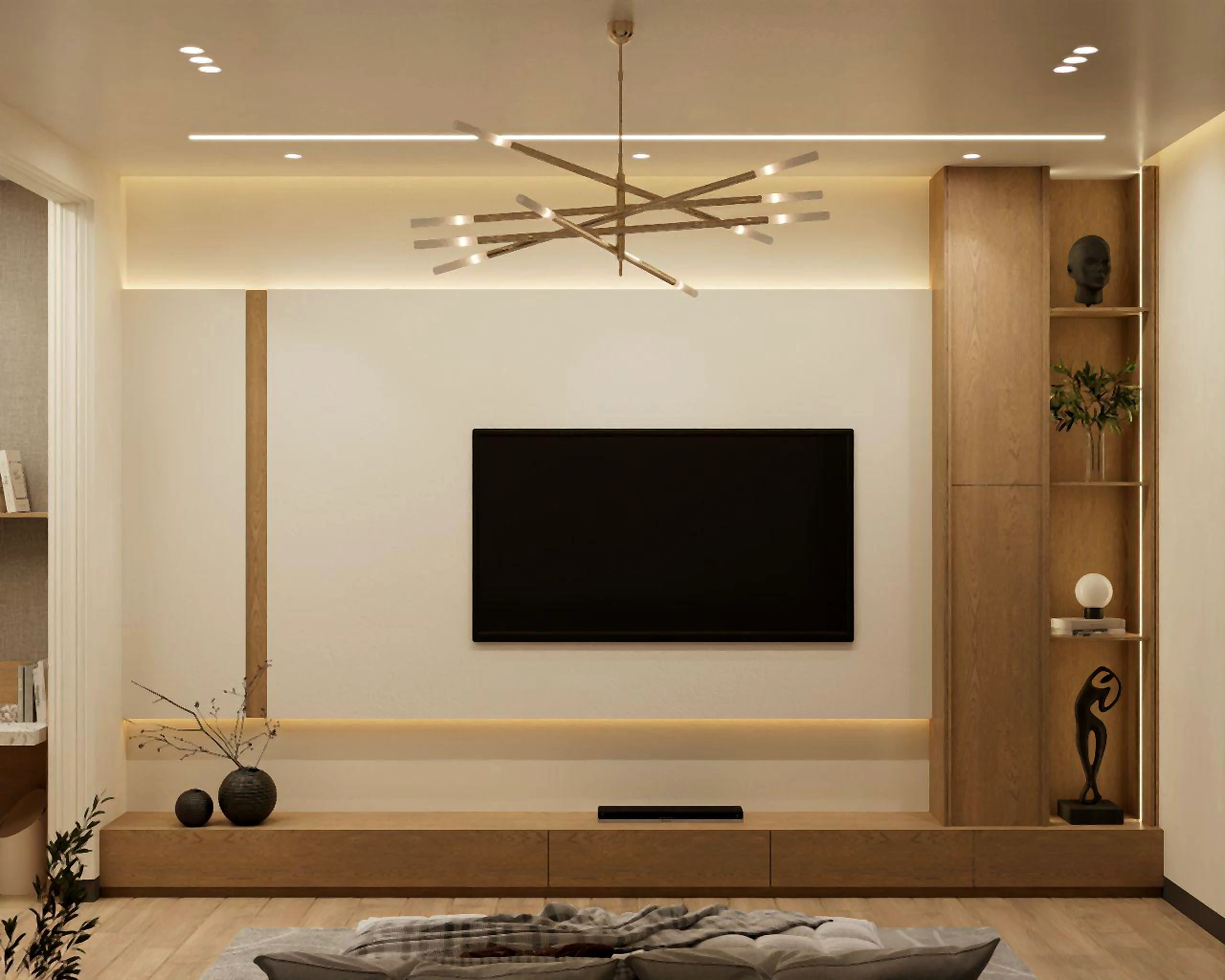 Bedroom visualization in Al Zorah Villa, view 10