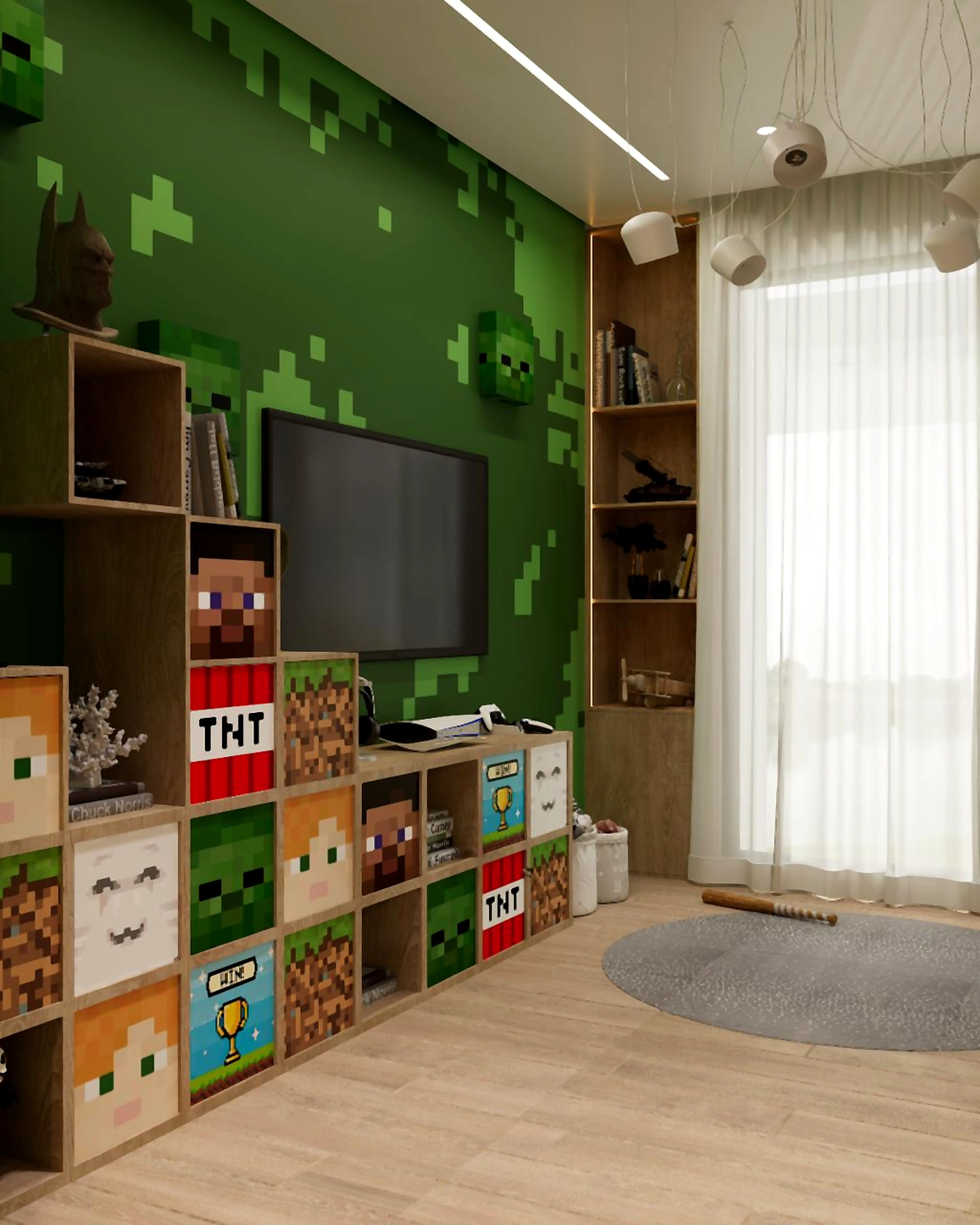 Children’s room visualization in Al Zorah Villa, view 2